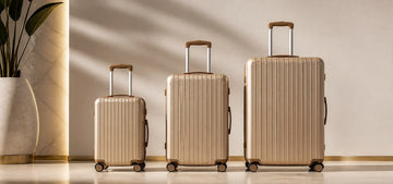 Best suitcase size for international travel with carry-on, medium, and large luggage options