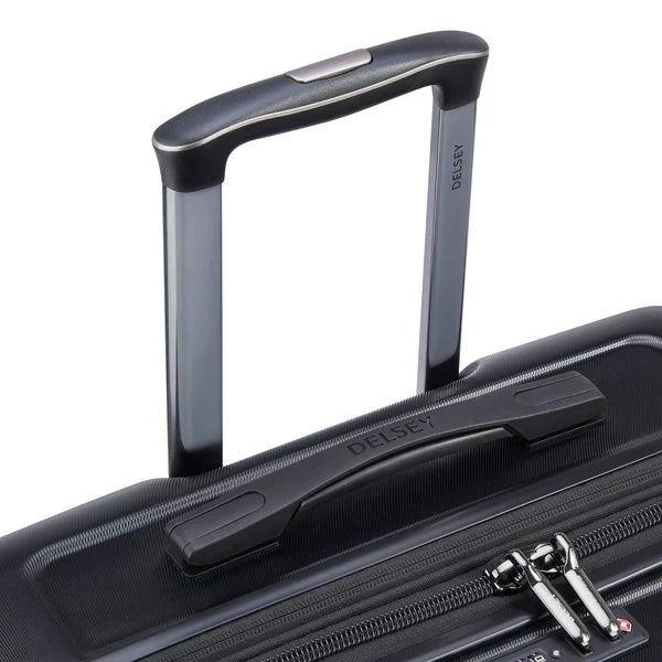 Delsey Shadow 5.0 telescopic handle and premium suitcase build quality