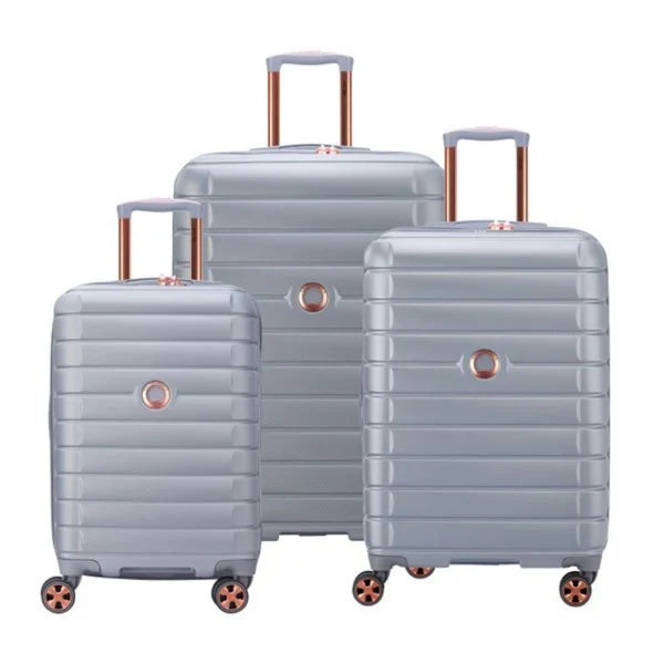 Delsey Shadow 5.0 black luggage suitcase with TSA lock available in Karachi