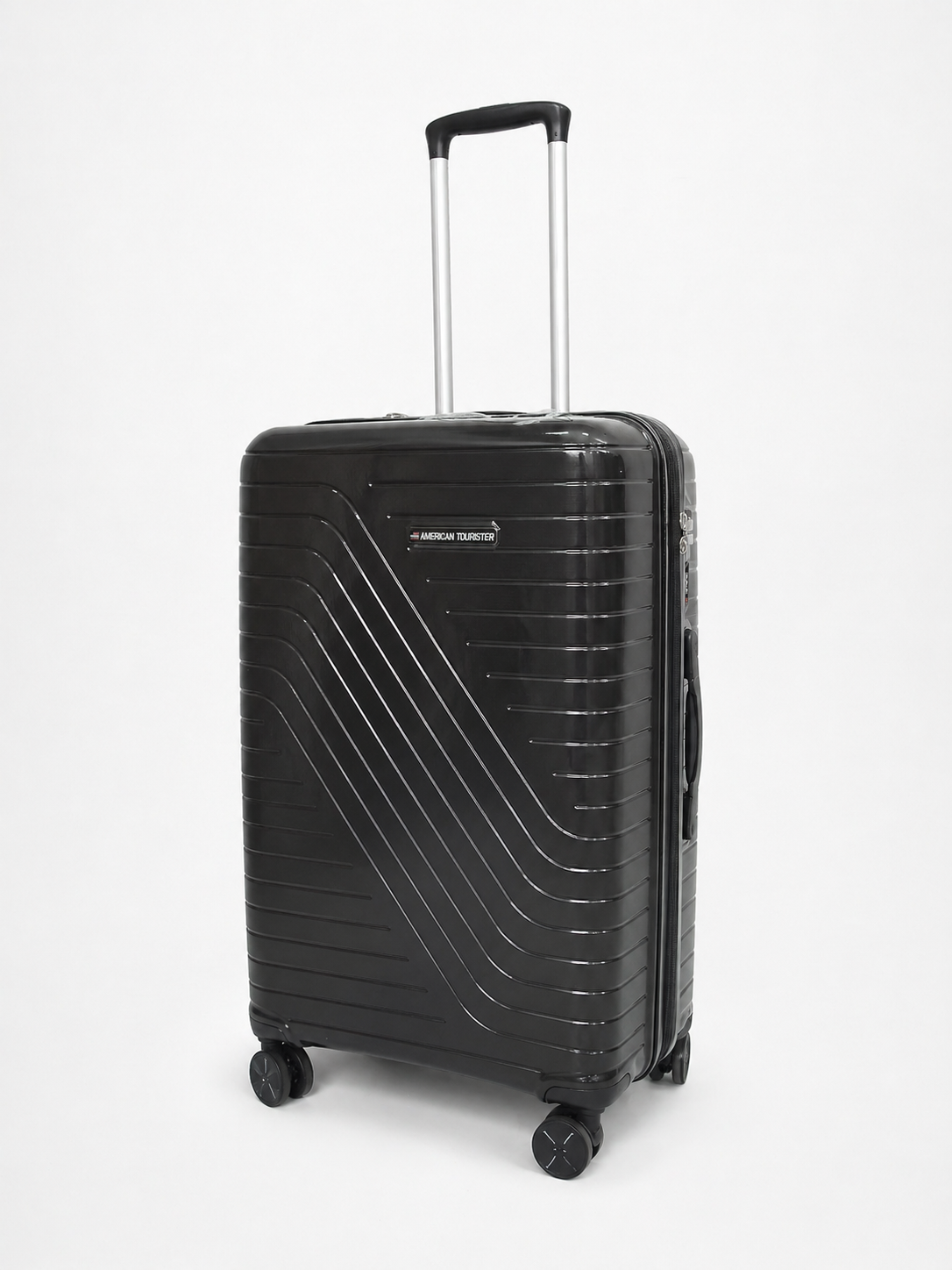 American Tourister Set Side View TSA Lock Noman Luggage