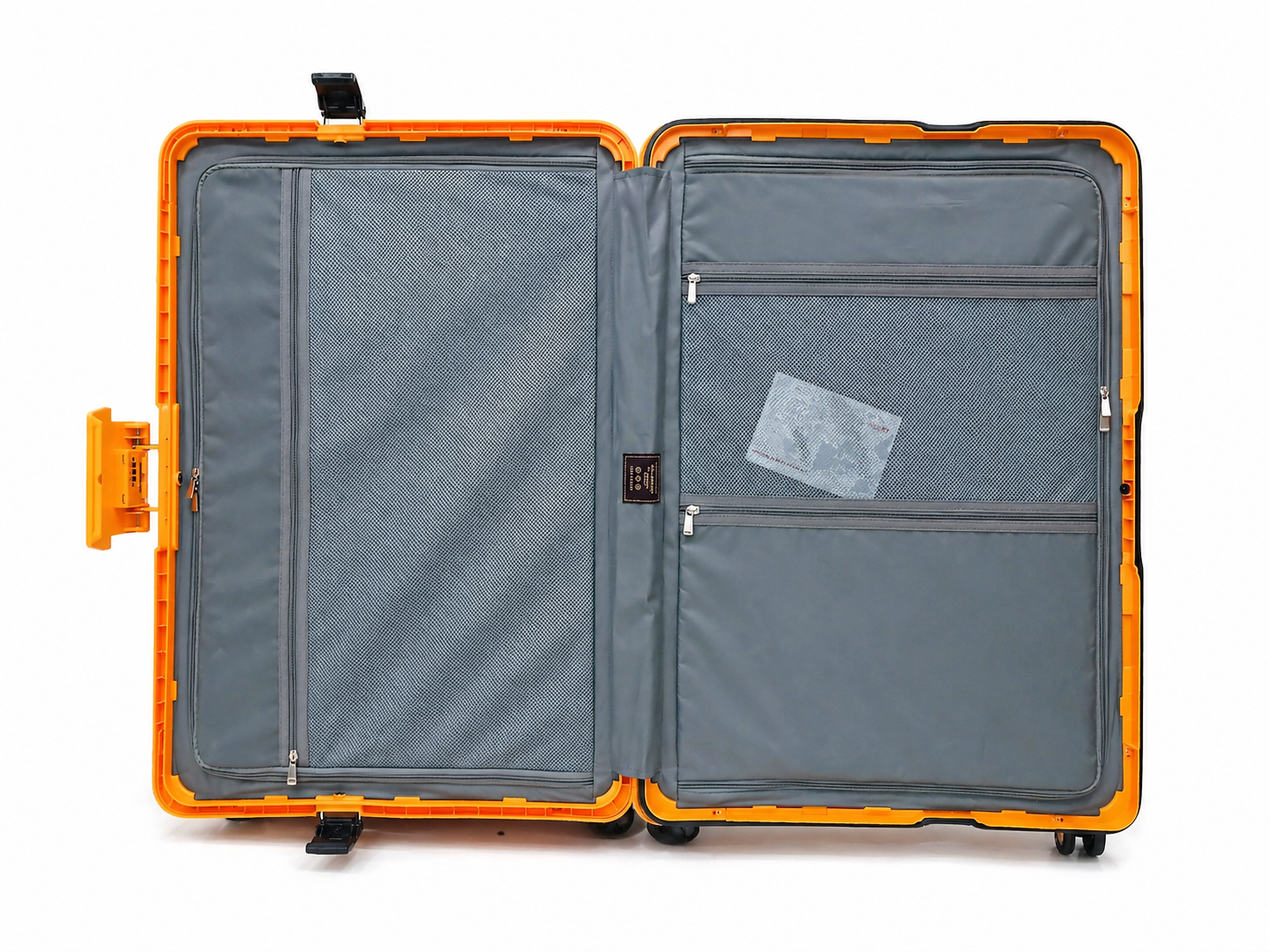 Bubule Orange Luggage Set Internal Packing Space Karachi