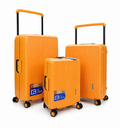 Buy Original Bubule 3-Piece Orange Hard Shell Luggage Set