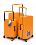 Buy Original Bubule 3-Piece Orange Hard Shell Luggage Set