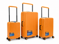 Buy Original Bubule 3-Piece Orange Hard Shell Luggage Set