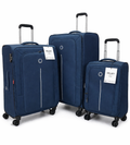 Buy Original Delsey Paris 3-Piece Blue Soft Luggage Set