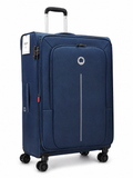 Delsey Paris Blue Soft Set Side View Noman Luggage Karachi