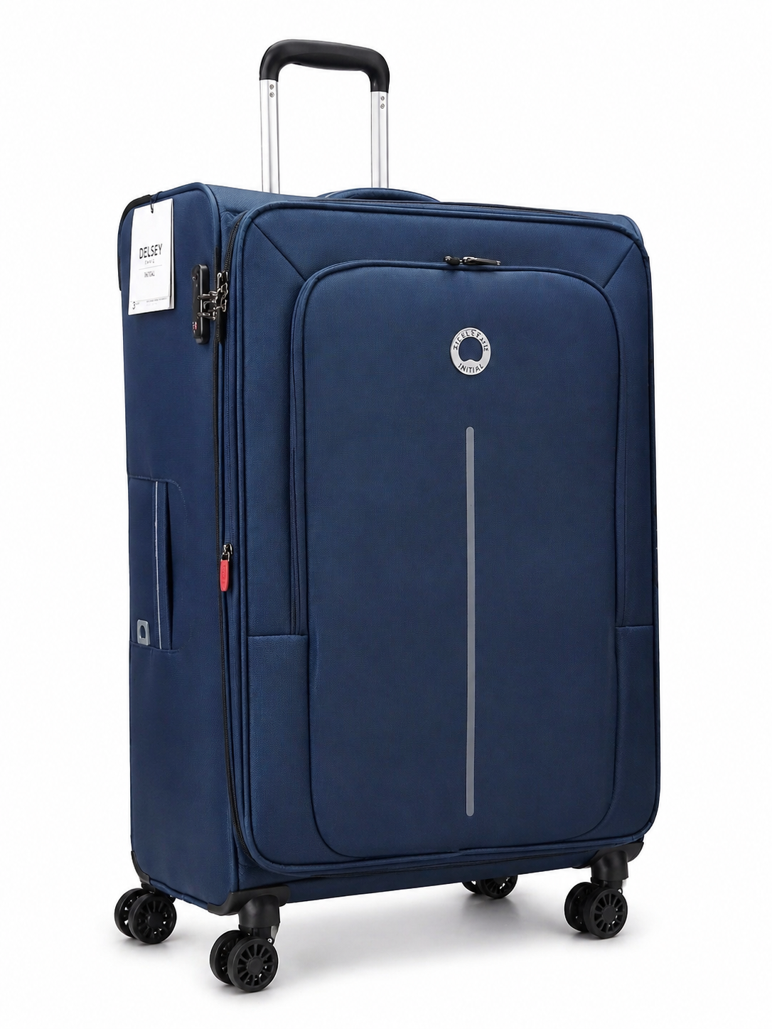 Delsey Paris Blue Soft Set Side View Noman Luggage Karachi