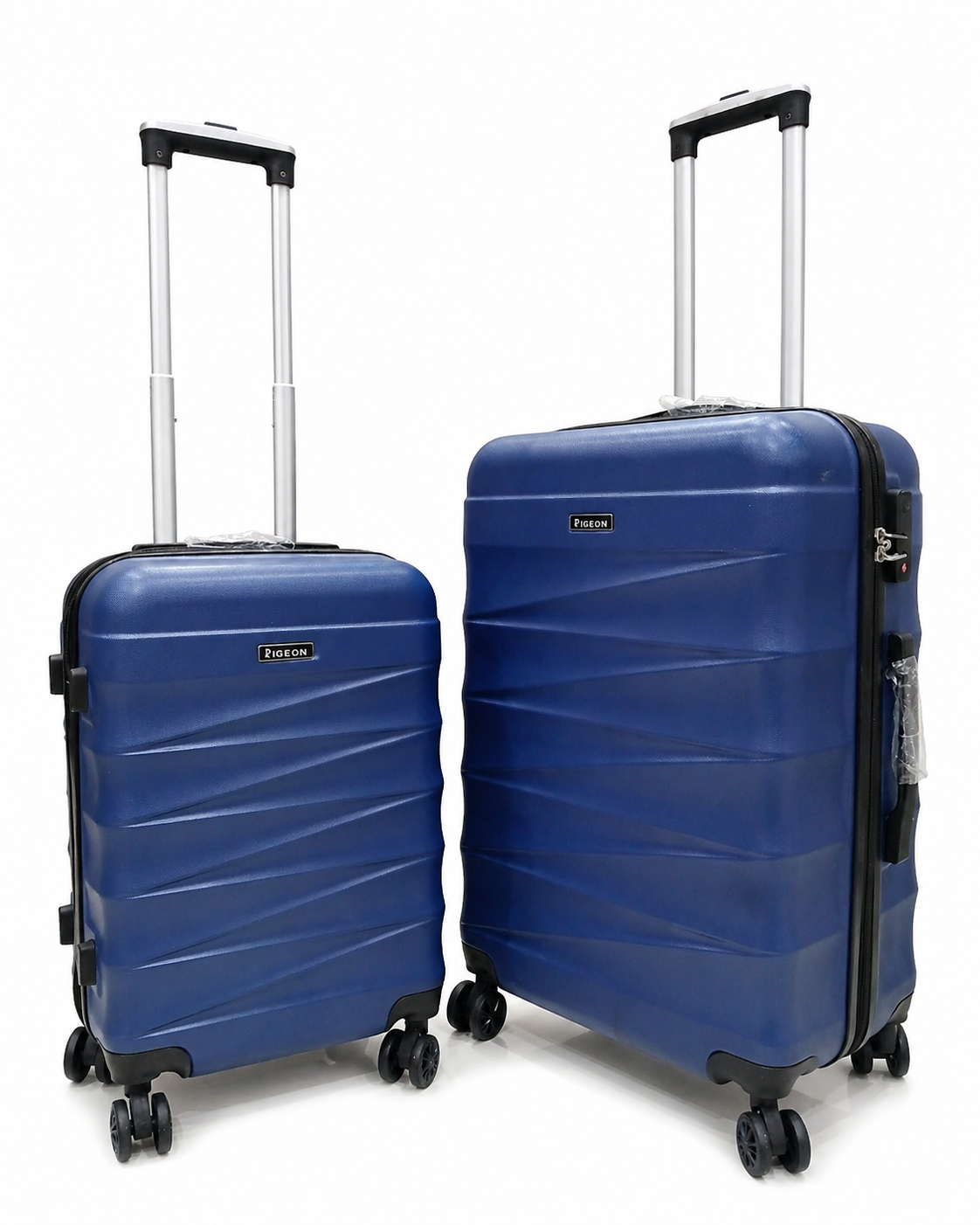Buy Pigeon Hard Shell Blue Trolley Bag Karachi Pakistan