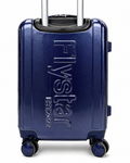 Flystar Blue Suitcase Side View Durable Shell Noman Luggage