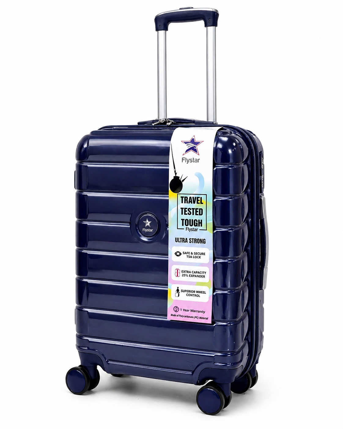 Buy Flystar Blue Hard Shell Luggage Travel Tested Karachi