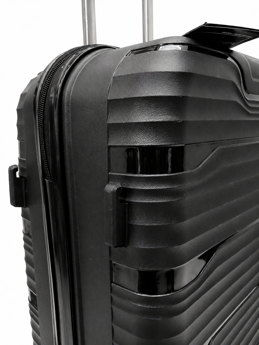 Swiss Traveller Black Suitcase Set Interior Packing Capacity