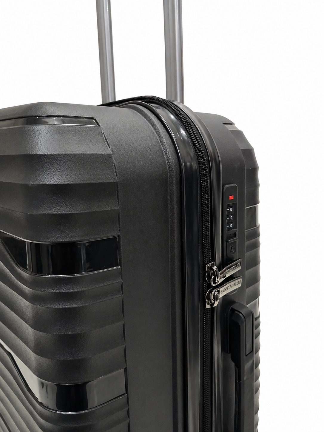 Swiss Traveller Set Side View with TSA lock Noman Luggage Pakistan
