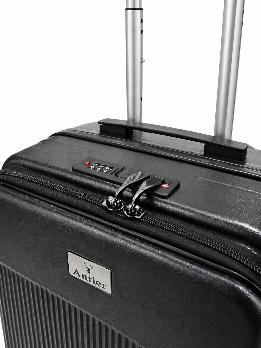 Buy Antler Black 20 Inch Cabin Luggage with Laptop Pocket TSA lock Karachi Pakistan