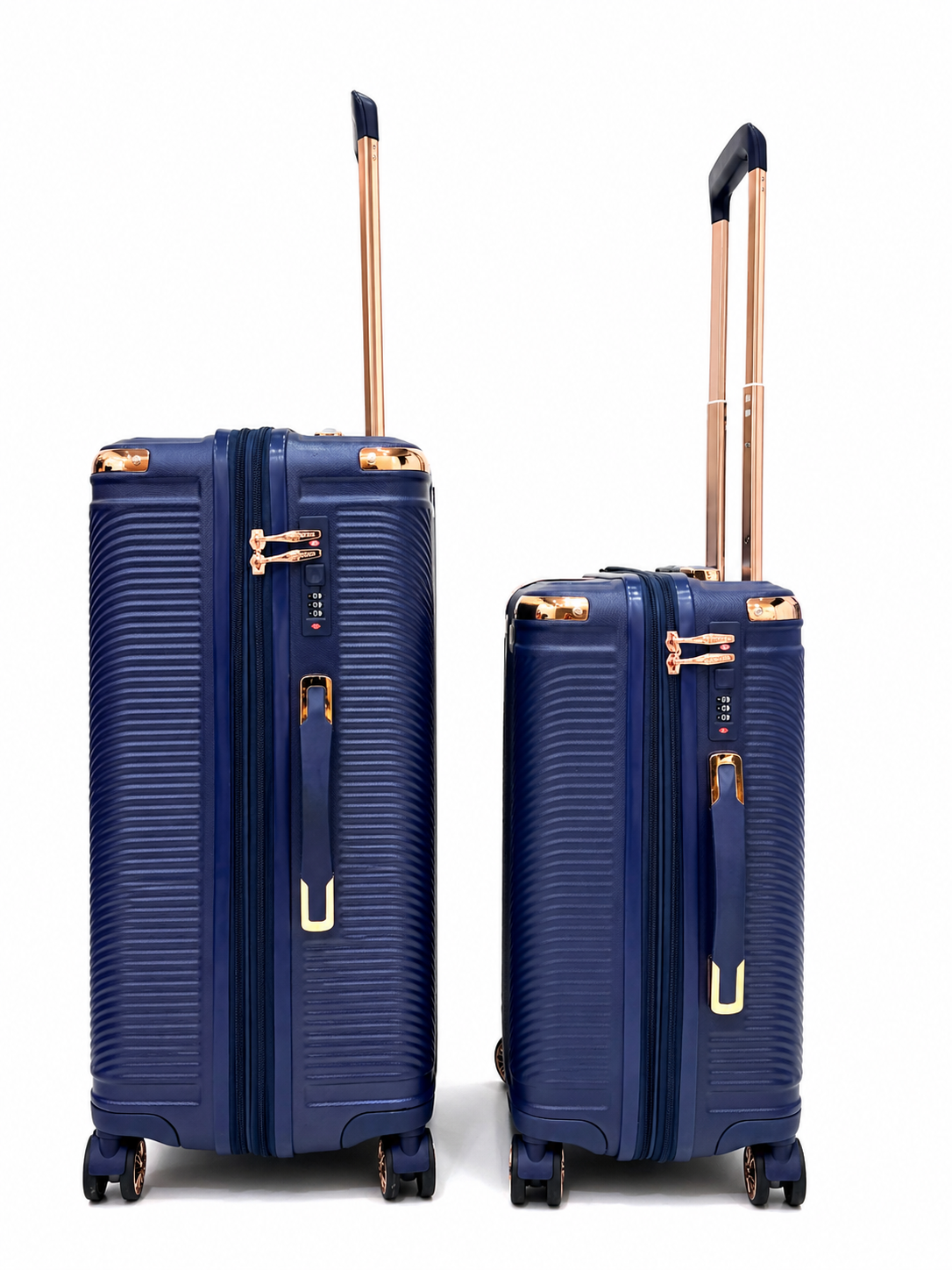 Asoda Navy Blue Luggage TSA Approved Lock and Wheels Karachi