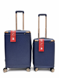 Asoda Navy Blue Travel Luggage Side Profile Noman Luggage