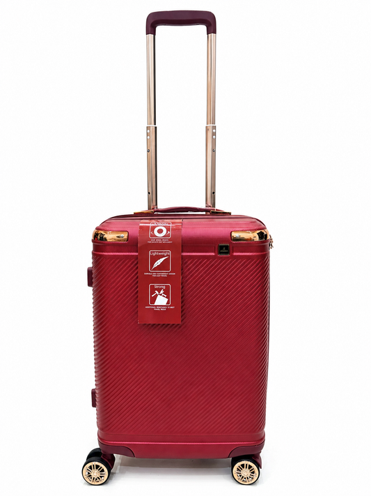 Buy Asoda Lightweight Expandable Maroon Suitcase Karachi