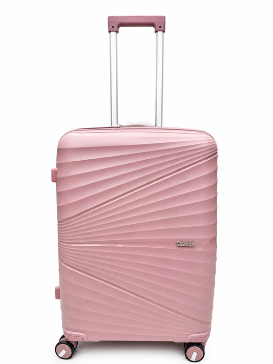 Buy Fashion Rose Gold Medium 24 Inch Suitcase Karachi
