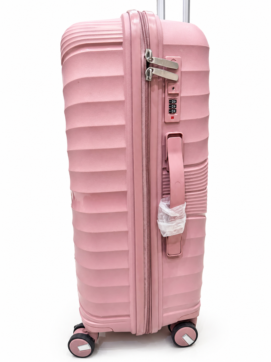 Fashion Rose Gold Suitcase Internal Pockets Karachi