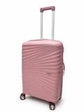 Fashion Rose Gold Luggage Side View Noman Luggage Pakistan