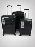 Unbreakable shine PP material travel luggage set