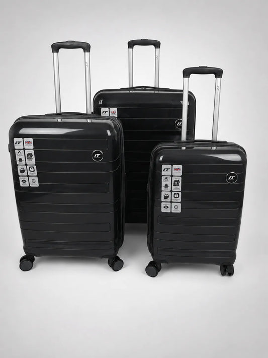 Unbreakable shine PP material travel luggage set