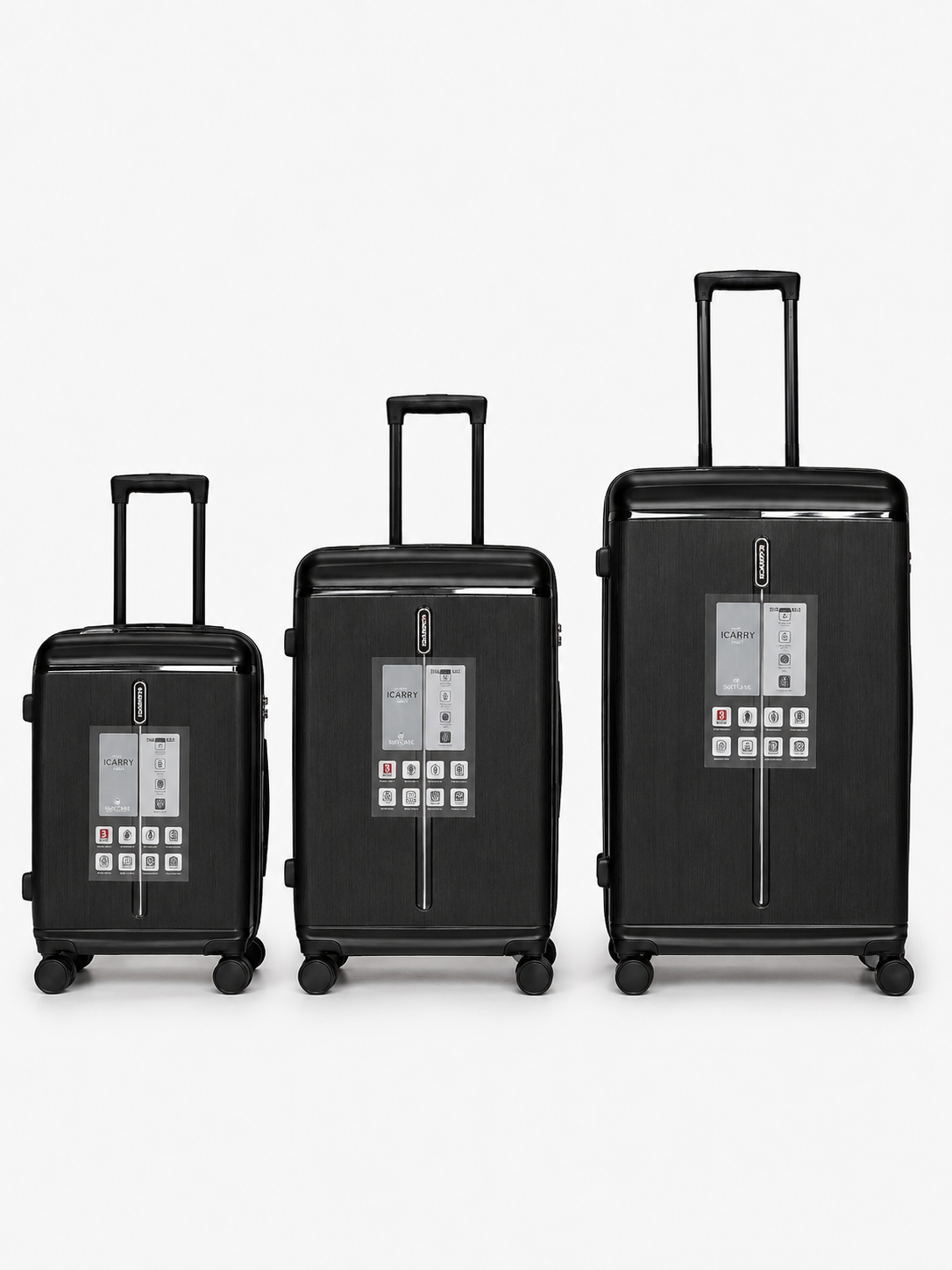 Buy ICarry Italy Premium 3-Piece Best Luggage Set Karachi pakistan 