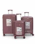 Hard shell suitcase with expandable compartments and travel organizer
