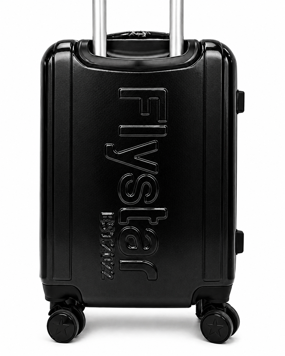 Flystar Black Suitcase Side View Durable Shell Noman Luggage