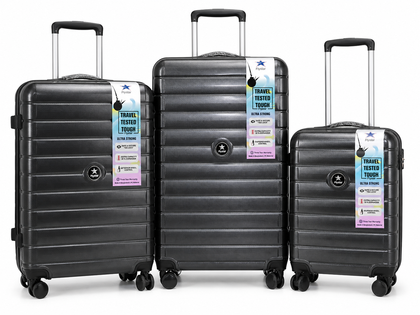 Buy Flystar Black Hard Shell Luggage Travel Tested Karachi