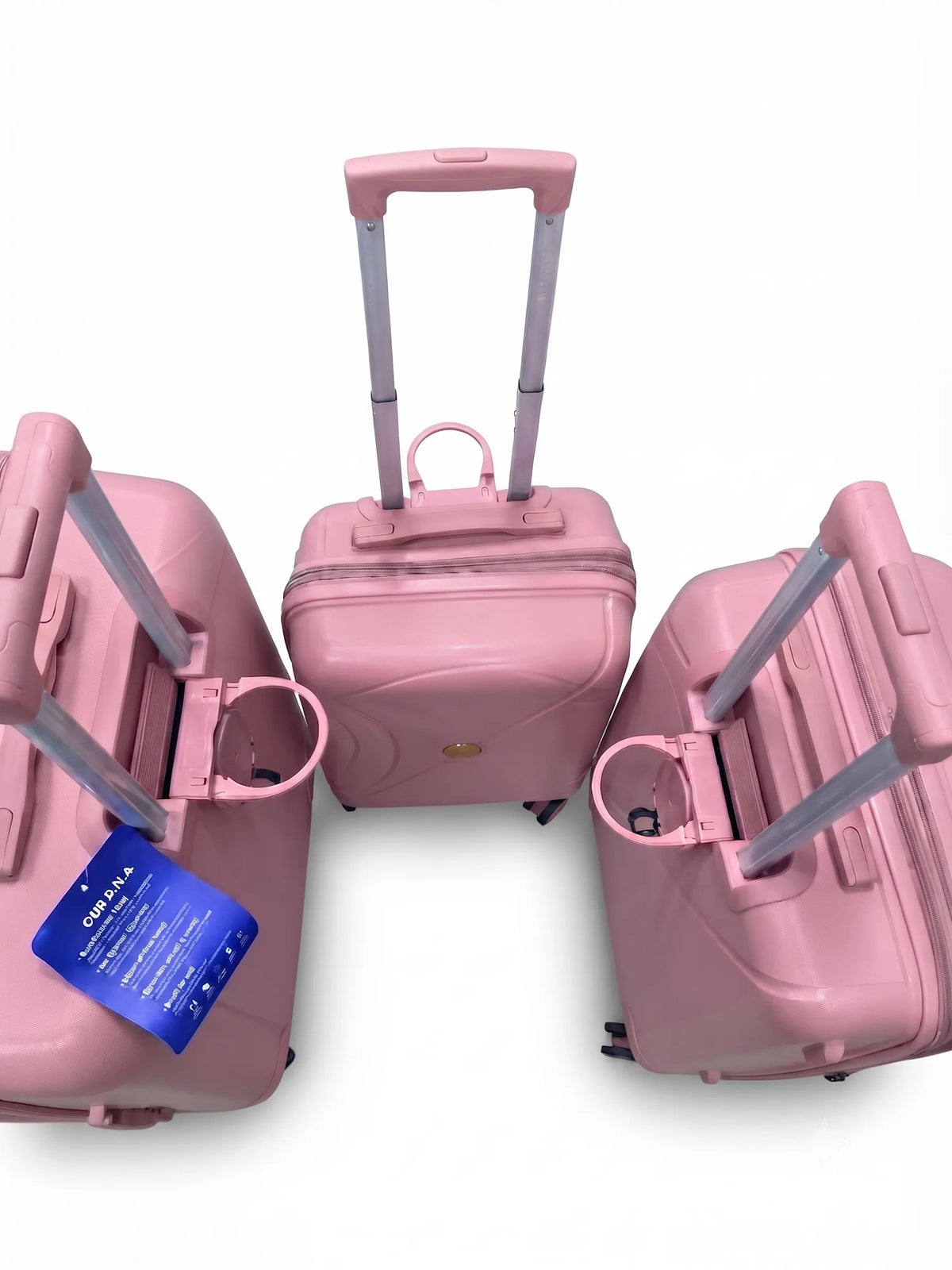 Summit expandable luggage suitcase set with durable shell protection and modern travel design