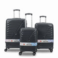 Summit premium trolley bag set featuring unbreakable Shine PP material and durable design