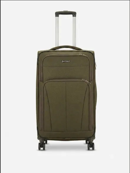 Eminent single piece trolley suitcase front view for travel